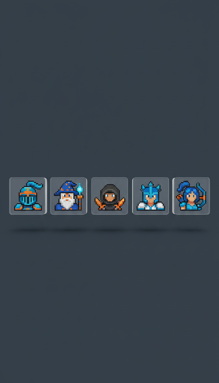 Pixel Hero Icon Bundle for Avatars