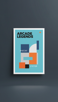 Arcade Legends Poster Digital Art