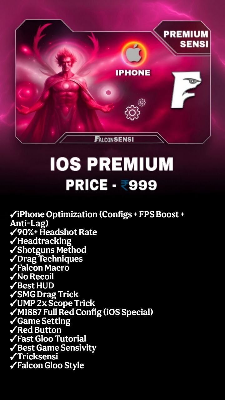Falcon Sensi iOS Premium (Permanent) – Digital Download
